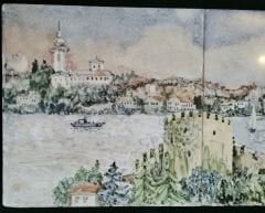SERAMİK ÜZERİ PANORAMİK İSTANBUL