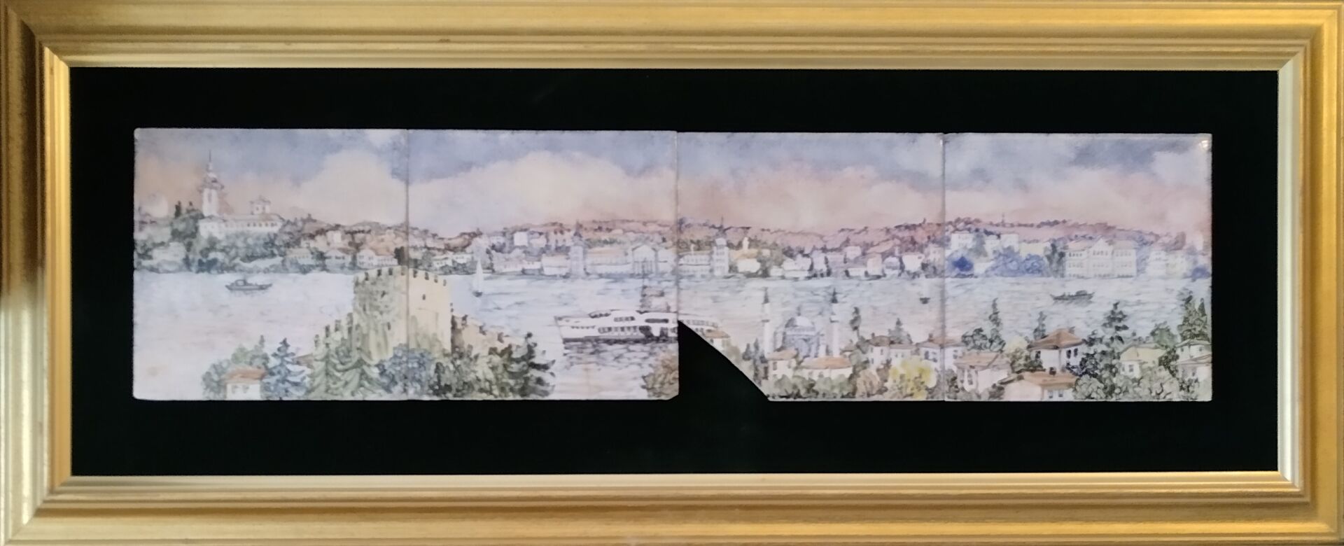 SERAMİK ÜZERİ PANORAMİK İSTANBUL